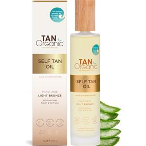 TanOrganic Olio Autoabbronzante Certificato Biologico Naturale e Vegano 100ml
