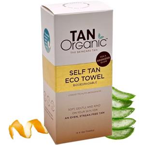 TANORGANIC Asciugamani ecologici autoabbronzanti, confezione da 10