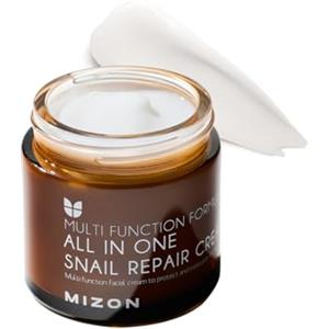MIZON [Mizon] Crema riparatrice a la bava di lumaca (75 g), crema idratante per il viso con estratto di mucina di lumaca, cosmetico coreano tutto in uno, cura delle rughe e delle imperfezioni