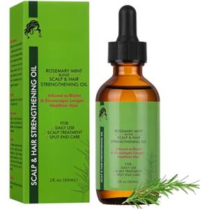 BUTBU Olio di Rosmarino per Capelli, 100% Puro Biologico Naturale Essential Oil, Riduzione Della Caduta dei Capelli, Stimolano la Crescita dei Capelli, Per Capelli, Sopracciglia, Ciglia -60ML