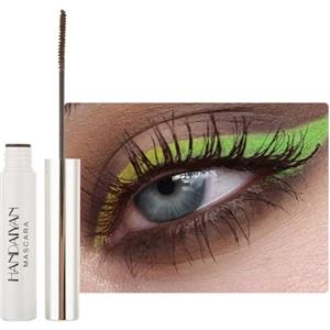 HISUNBEN Mascara colorato impermeabile, finitura precisa, pennello sottile, lunga tenuta, ideale per feste, carnevale, serate e trucco festivo (Natale, San Valentino), DBrow-2