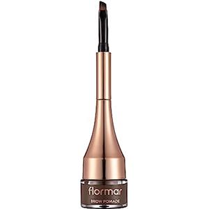 Flormar Brow Pomade - Gel Sopracciglia di Lunga Durata per Arcata Sopraccigliare Perfetta - Finish Naturale Waterproof con Mini Pennello Angolato per Make-Up Sopracciglia Facile e Preciso, 03 Brown