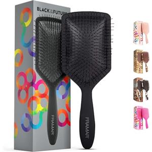 Framar Detangler Hair Brush - Spazzole per capelli per donna, Set spazzole per capelli per donna, Set spazzole districante per capelli, Spazzola districante per capelli ricci Spazzola per grovigli