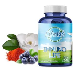 Life 120 - Immuno Life - 30 CAPSULE - Integratore alimentare a base di estratti vegetali, vitamine e minerali