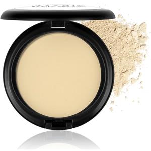 LOPHE Cipria Compatta Viso Finish Opaco e Texture Leggera Bianco Brillante, Fissante Trucco a Lunga Durata, Levigante e Illuminante, per Tutti I Toni Della Pelle, #01