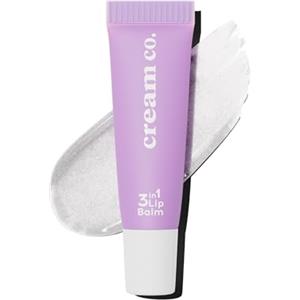 cream co. 3in1 Balsamo per le labbra nutriente, acido ialuronico, idratante e riparatore della barriera, cura delle labbra per tutti i tipi di labbra, balsamo per le labbra colorato, protegge e rinnov
