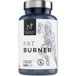 NATNATURA Brucia Grassi Potenti Veloci. Brucia grassi Forte di alto rendimiento per l'eliminazione del grasso addominale, attiva il metabolismo e soppressore dell'appetito. 100 capsule naturale | Natnatura H&B