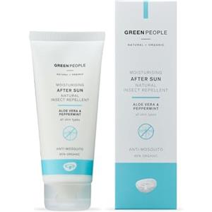 GreenPeople Crema Idratante Doposole Green People con Repellente per Insetti - Con Citrepel75, Aloe Vera e Menta - Biologico, Vegano e Senza Crudeltà, 100ml