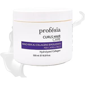 PROFESIA Maschera Capelli Ricci 500 ml al Collagene Idrolizzato - Ristrutturante, Definisce e Dona Elasticità, Anticrespo - Styling Capelli Ricci