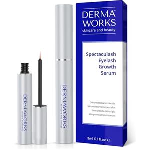 Dermaworks SPECTACULASH Siero Ciglia Allungante Volumizzante - Nutriente e Rinforzante Ciglia - Formula Avanzata con Peptide - Lash Serum Naturale senza Prostaglandine - Effetto Infoltimento di DERMAWORKS