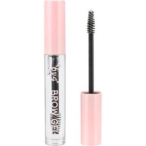 HISUNBEN Pomata trasparente per sopracciglia, gel impermeabile e pomata con pennello per sopracciglia dense e naturali