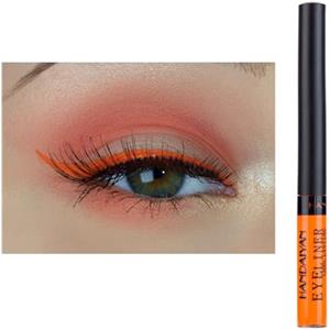 HISUNBEN Eyeliner impermeabile UV Glow Neon,Matte Liquid Eyeliner Set,Eyeliner incandescente resistente alle sbavature, lunga durata, alta resa cromatica