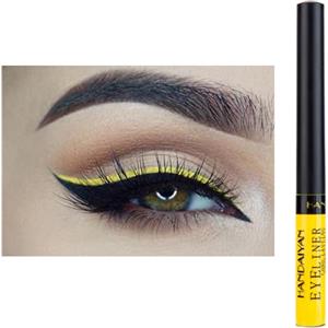 HISUNBEN Eyeliner impermeabile UV Glow Neon,Matte Liquid Eyeliner Set,Eyeliner incandescente resistente alle sbavature, lunga durata, alta resa cromatica, set regalo per donne che cambiano colore