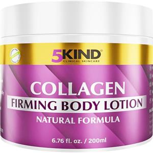 5kind clinical skincare 5kind crema idratante per corpo con collagene 200ml - Crema idratante professionale per una pelle più soda e tonificata - Crema rassodante corpo forte al collagene - anticellulite forte naturale