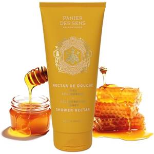 Panier des Sens - Docciaschiuma Nettare Doccia - Bagnoschiuma Donna e Uomo con Miele Bio, Doccia Schiuma Corpo con 96% Ingredienti Naturali, Bagno Schiuma, Made in France, Senza SLS e Vegano - 250ml