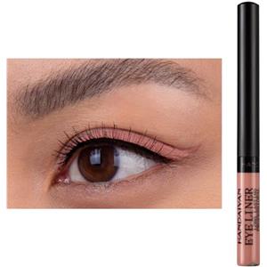 HISUNBEN Eyeliner impermeabile UV Glow Neon,Matte Liquid Eyeliner Set,Eyeliner incandescente resistente alle sbavature, lunga durata, alta resa cromatica, set regalo per donne marrone chiaro