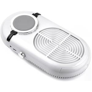 DISCORAMA ASPIRATORE POLVERE UNGHIE RICARICABILE 80W TAVOLO MANICURE ESTETISTA POGGIAMANI
