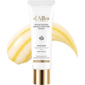 d'alba Piedmont d'Alba Crema Double al Tartufo Bianco Italiano, Idratante Vegano, Formula Duplice Nutriente e Rassodante in un Unico Tubo, Cura della Pelle Coreana (60ml)