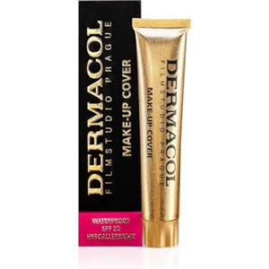 Dermacol DC Fondotinta a Copertura Totale | Correttore in Crema Impermeabile a Lunga Durata SPF30 | Concealer Ipoallergenico e Leggero | Copri Tattoo, Acne e Occhiaie | 30g (222)