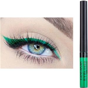 HISUNBEN Eyeliner impermeabile UV Glow Neon,Matte Liquid Eyeliner Set,Eyeliner incandescente resistente alle sbavature, lunga durata, alta resa cromatica