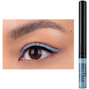 HISUNBEN Eyeliner impermeabile UV Glow Neon, opaco eyeliner liquido, resistente alle sbavature, lunga durata, alta resa cromatica, set regalo per donne e bambini, blu