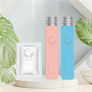 Guestcare Kit Cortesia B&B Hotel Bagno Monouso 150 pezzi: 50x Shampoo Flacone 30ml 50x Igiene Intima Bustina 10ml 50x Bagnoschiuma Flacone 30ml per Set Cortesia Bagno B&B Hotel Albergo