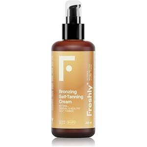 Freshly Cosmetics Bronzing Radiance - Crema autoabbronzante naturale per il corpo, 200 ml