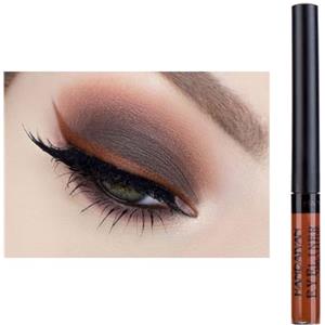 HISUNBEN Eyeliner impermeabile UV Glow Neon, opaco eyeliner liquido, resistente alle sbavature, lunga durata, alta resa cromatica, set regalo per donne marrone 2