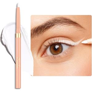OULAC Matita Occhi Waterproof, Eyeliner Bianco Mat Girevole, Colore Intenso, Dura 12 Ore +, Texture Liscia e Cremosa, Non Trasferibile, Vegan (13) White Waves