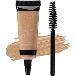 HISUNBEN LightYellow - Pomata per sopracciglia, impermeabile, per sopracciglia, con pennello, per sopracciglia dense e naturali