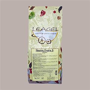 Leagel Neutro Frutta 5 Preparato in Polvere a Freddo per Gelato Leagel - 2 Kg -
