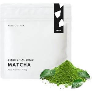 NORITUAL LAB Ceremonial Matcha Shizu - Pura polvere di tè verde dal Giappone - Tè giapponese originale di prima raccolta - 100% naturale e testato in laboratorio - 30g