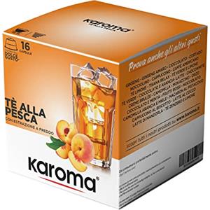 Caffè Karoma Karoma® capsule compatibili con Nescafè Dolce Gusto (16, The alla Pesca Freddo)