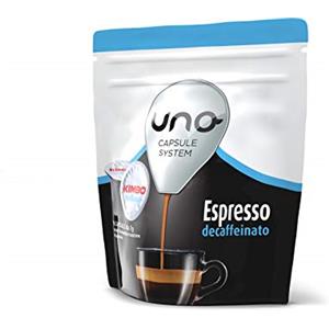 Kimbo Uno Espresso Decaffeinato - Capsule Uno System - 6 Pacchi Da 16 Capsule ( Totale 96 unità)