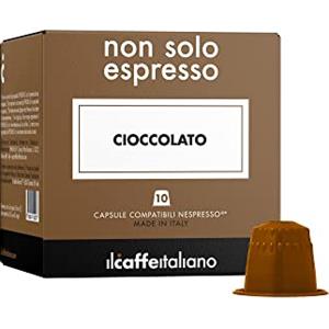 FRHOME Il Caffè Italiano Capsule Compatibili con Nespresso Cioccolato - 80pz | Capsule Caffe Compatibili con Nespresso, Golosa bevanda al Gusto Cioccolato | Made In Italy | Frhome