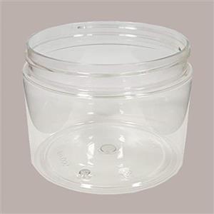 Lucgel Barattolo Vaso Plastica Pet Neutro Trasparente (500 ml) per Gelato e Prodotti Surgelati - 5 pezzi -