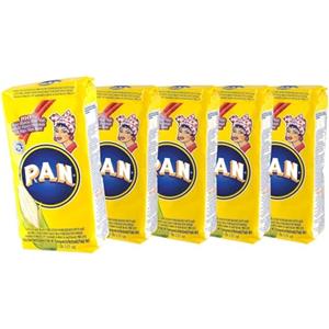 iEssentials Farina di mais bianco, precotto Colombia - Venezuela, Bag 1, 0 kg - Harina de Maiz Blanco precocida , 5 x 1kg.