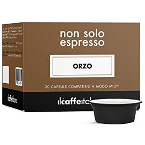 FRHOME Il Caffè Italiano Capsule Compatibili con A Modo Mio Orzo - 80pz | Capsule Compatibili con A Modo Mio Il Cereale Più Antico Al Mondo | Made In Italy | Frhome