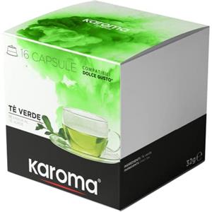 Caffè Karoma Karoma® capsule compatibili con Nescafè Dolce Gusto (16, Tè Verde)