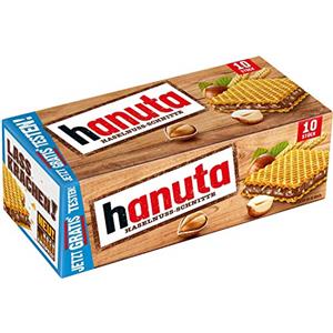 Hanuta - Pack of 10 Wafers (220 gram) by Ferrero
