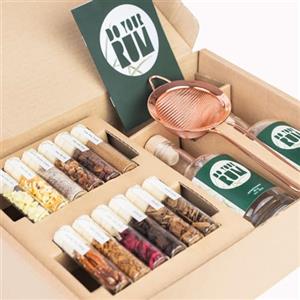 DO YOUR GIN DO YOUR RUM | Set Per Infusione Di Rum Fai Da Te | Kit Per La Produzione Di Rum | Regali Per Adulti, Uomini E Donne | Regalo Di San Valentino | Kit Da Cocktail | Anniversario, Compleanno, Matrimonio