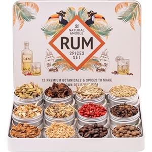 Natural & Noble Kit di spezie per rum, per realizzare il tuo delizioso rum speziato personale