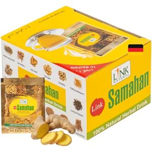 Safranwunder Samahan Tea Link Natural Tè - Spedizione diretta dall'Italia - Tè ayurvedico alle erbe - 25 bustine (100 g)