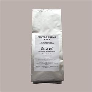 Lucgel Neutro Rei 5 Basso Dosaggio per Gelato alla Crema Stabilizzante Addensante Lucgel, 1 Kg