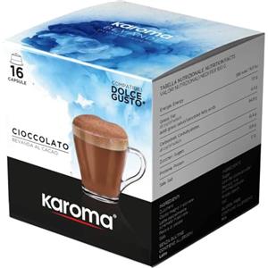 Caffè Karoma Karoma® 16 capsule Bevanda al Cioccolato compatibili con Nescafè Dolce Gusto