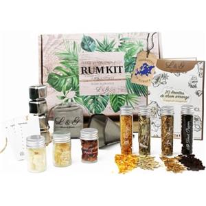 Louise & Gaston Kit personalizzato L&G® per la scoperta delle spezie al rum - Esclusiva scatola fai da te per uomo/donna, Natale originale, compleanno, idea regalo originale per San Valentino, esperienza domestica in