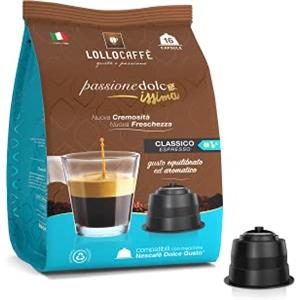 Lollo Caffè Passione Dolcissima Miscela Classica- 192 capsule (12 confezioni da 16) - Compatibili con le Macchine Nescafè* Dolce Gusto*