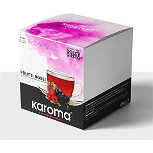 Caffè Karoma Karoma® 16 capsule Frutti Rossi compatibili con Nescafè Dolce Gusto