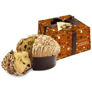 CG CIOCCOLATO GOURMET ARTE ITALIANA Cioccolato Gourmet Panettone Artigianale ai 3 Cioccolati - 750g