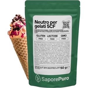 SaporePuro NEUTRO STABILIZZANTE per Gelati e Sorbetti 50 gr - 250 gr - 500 gr - 1000 gr con gomma di tara e gomma di guar